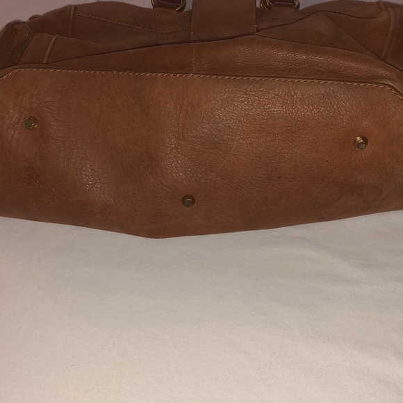 Francesco Biasia Leather clasp cognac purse - Picture 6 of 12